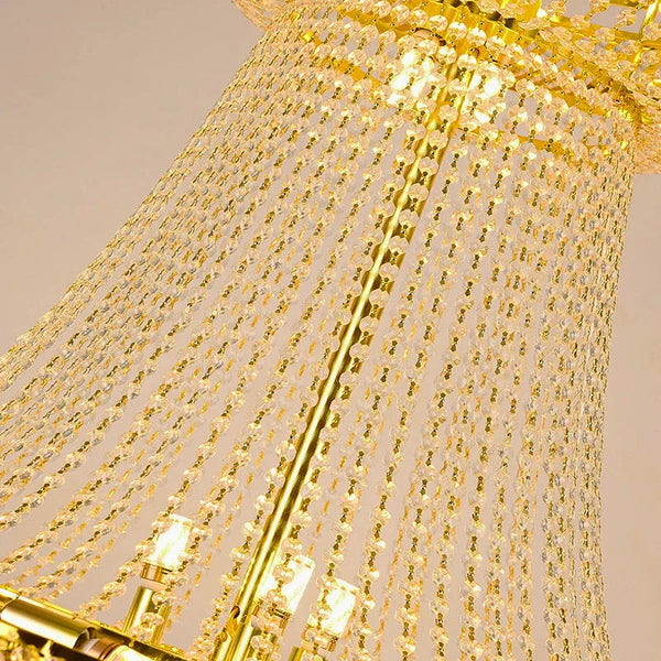 Tower Large Gold Chandelier