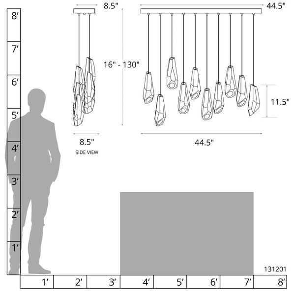 Luma 10 - Light Crystal Pendant