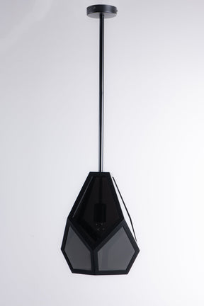 Aria Drake Geometric Black Pendant