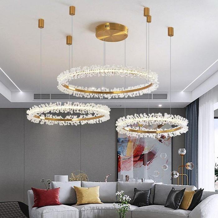 Aria Doris 3-Piece Crystal Chandelier