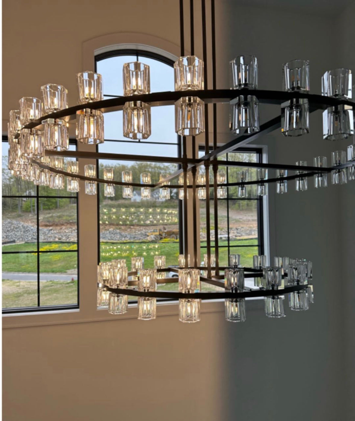 Reger Crystal 2-Tier Round Chandelier 60“