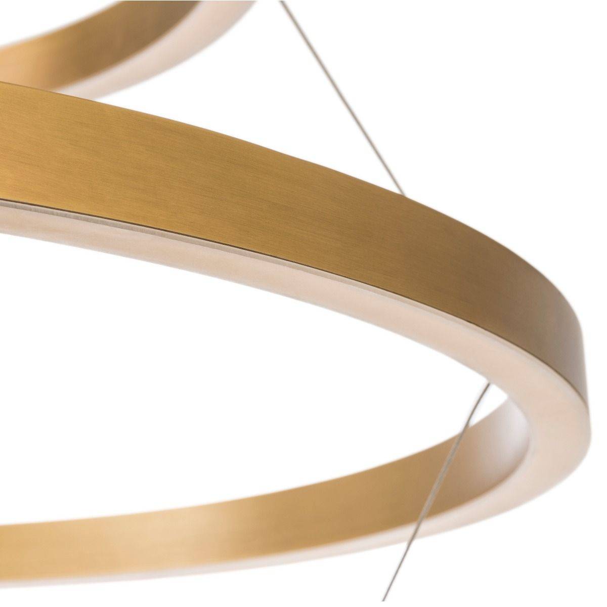 Aria Elements Modern Brass Chandelier - Brass