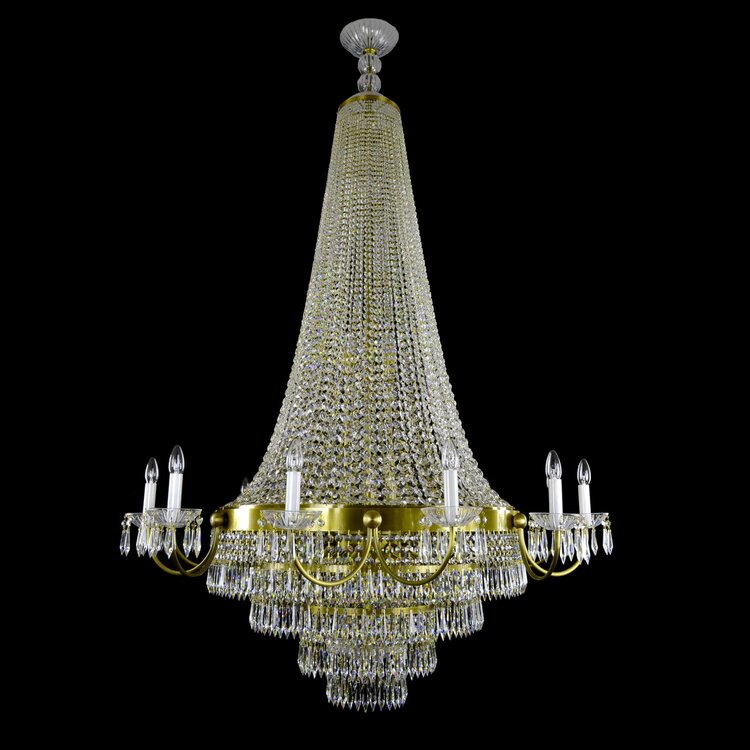 Aria Empire 27 Light Crystal Chandelier Basket