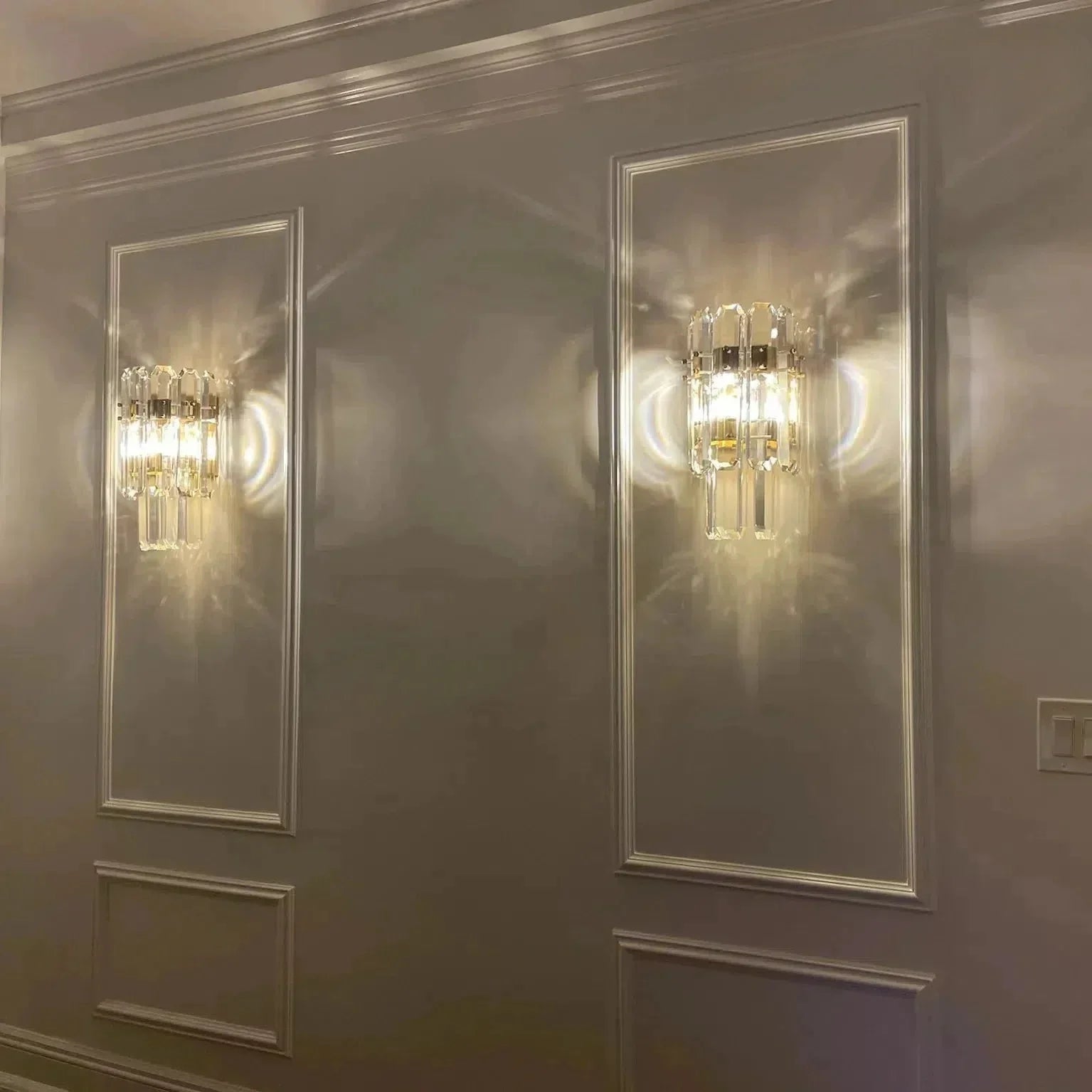 Bonington Crystal  Wall Sconce