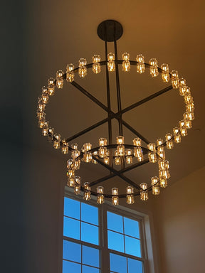 Reger Crystal 2-Tier Round Chandelier 60“