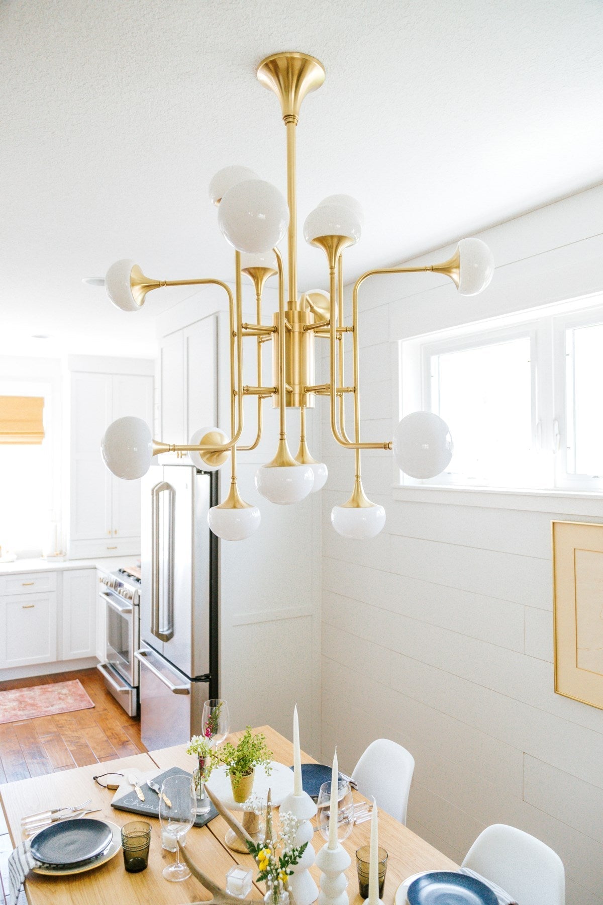 Aria Astoria Modern Brass Chandelier