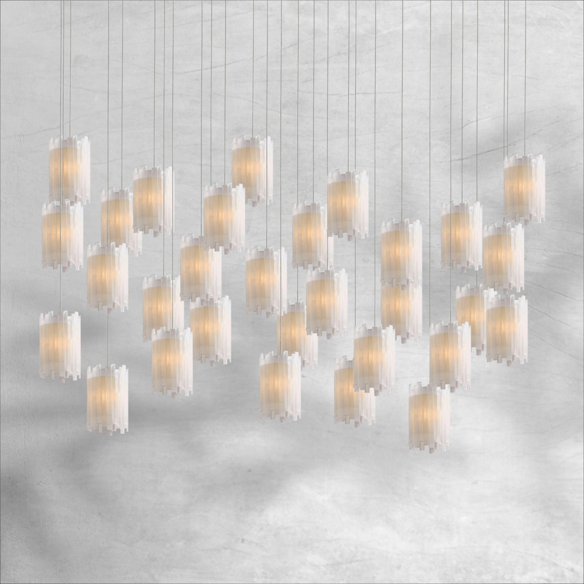 Gianna Rectangular Chandelier 15/30 Light