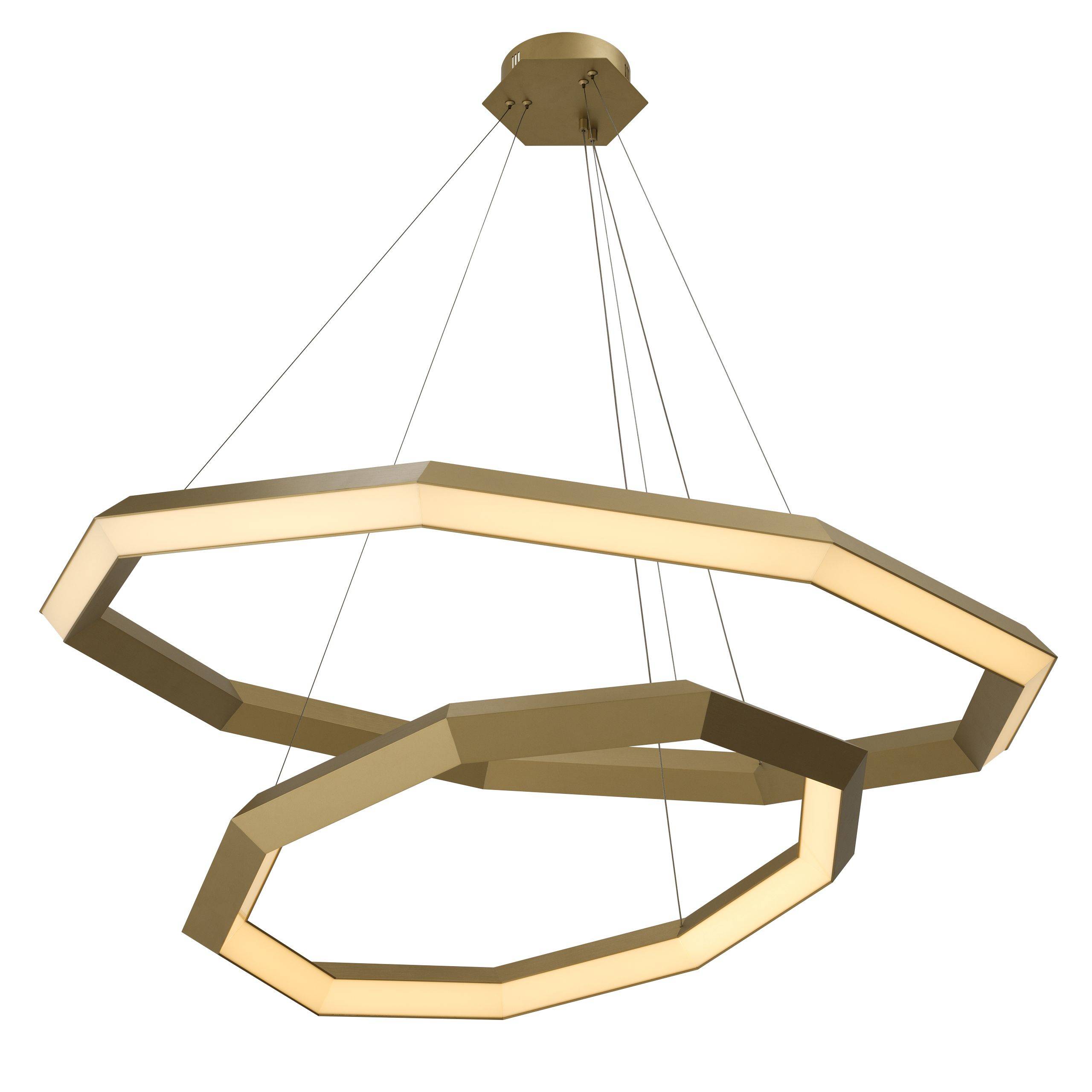 Cooper  Modern Brass Chandelier S/L - Brass