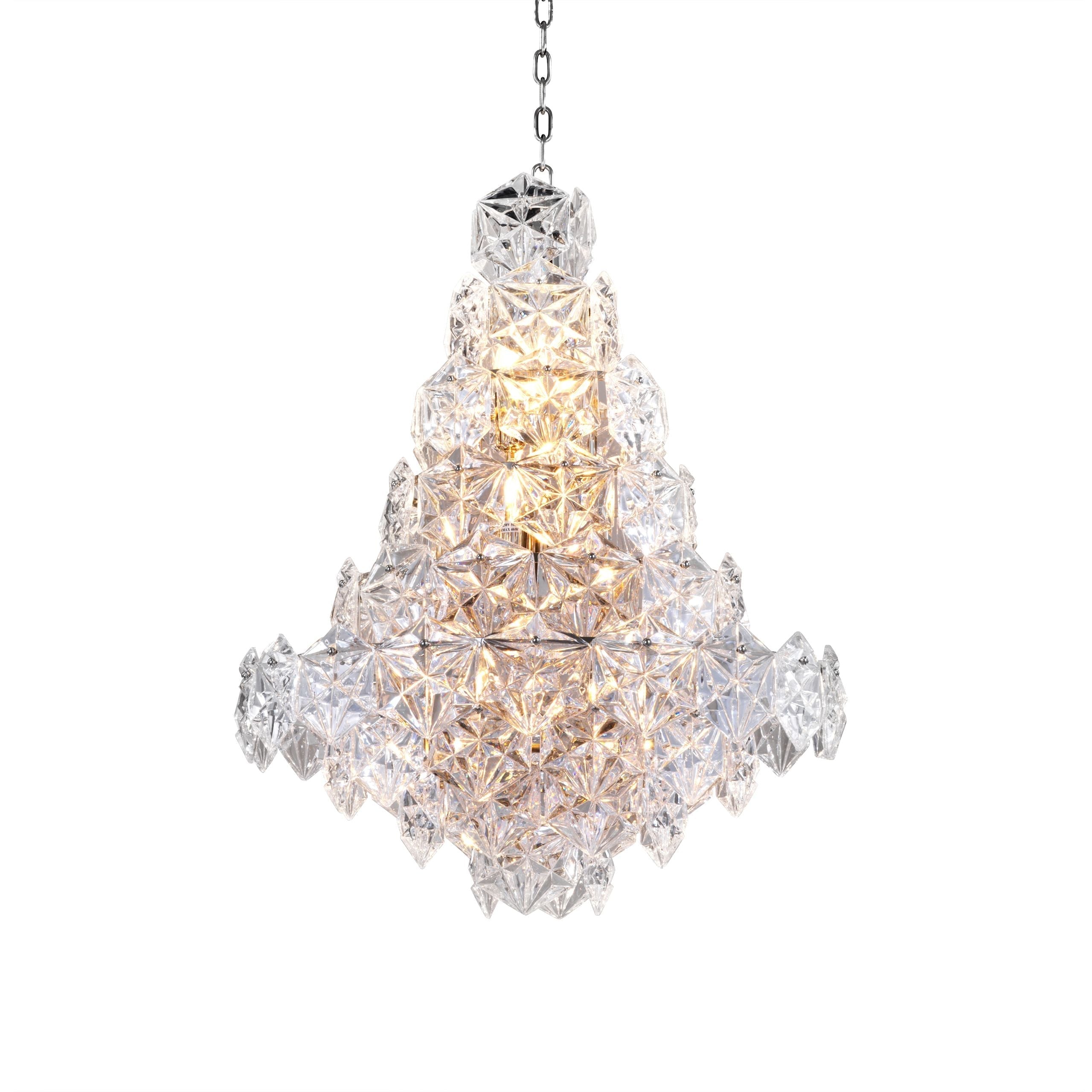 Hermitage S Modern Chandelier - Nickel