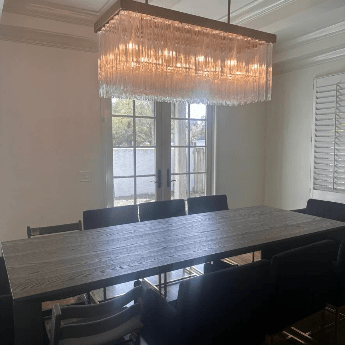 Caelo Linear Chandelier 54"/72” - Arialamps