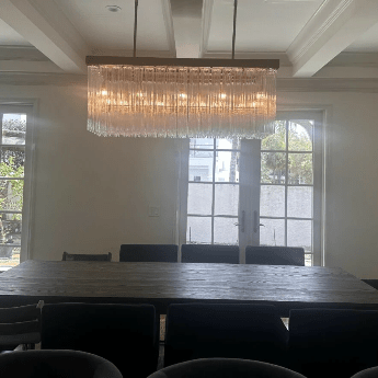 Caelo Linear Chandelier 54"/72” - Arialamps