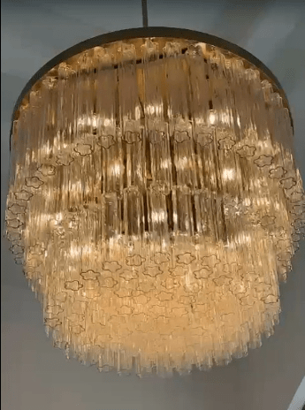 Caelo Round Chandelier 36" - Arialamps