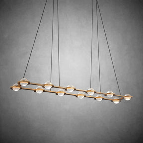 Planets Rectangular Chandelier 54" 72"