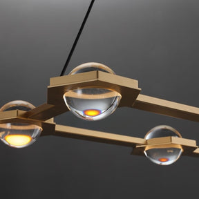 Planets Rectangular Chandelier 54" 72"
