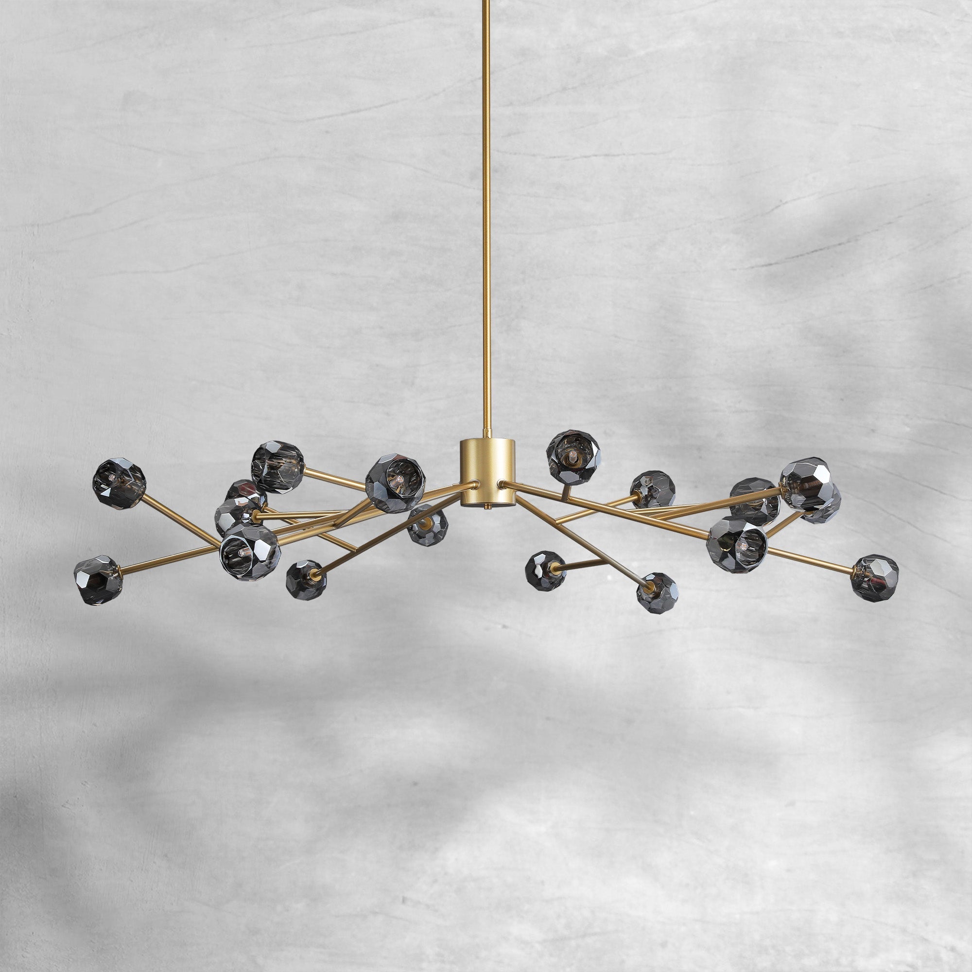 Bille De Crystal Glass Round Chandelier 24"36"48"60"72"