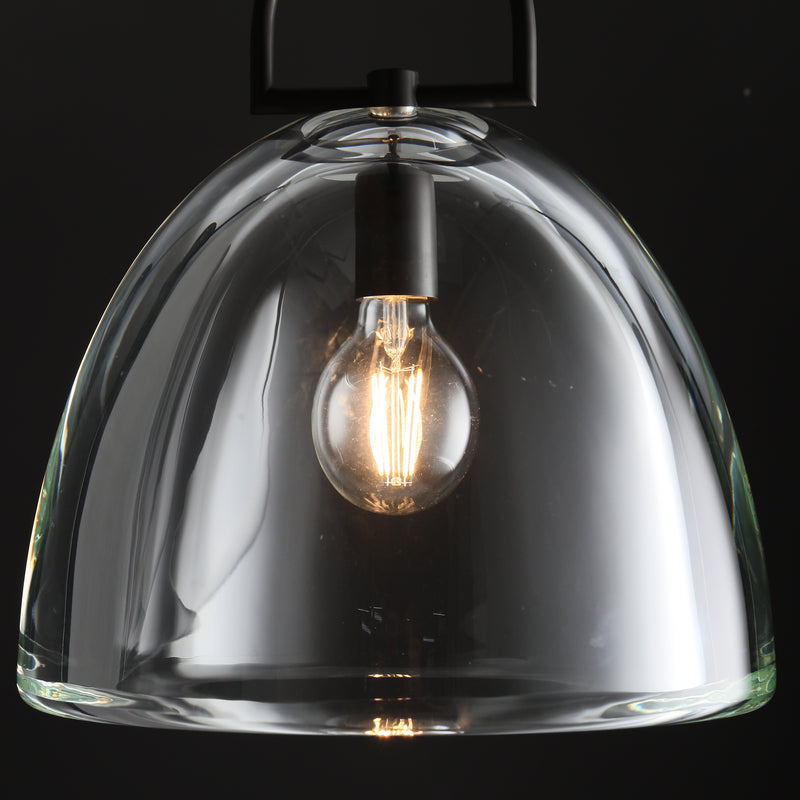 Brandon Dome Pendant 7"/ 11"/14", Kitchen Island Pendant Lamp Fixture