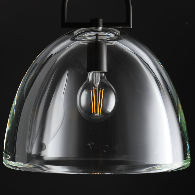 Brandon Dome Pendant 7"/ 11"/14", Kitchen Island Pendant Lamp Fixture