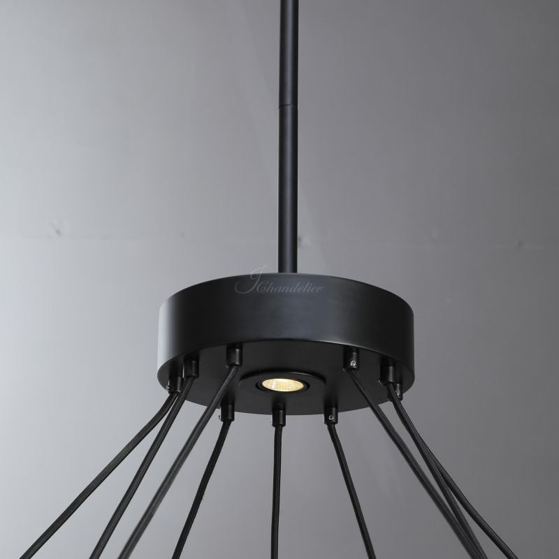 Eclatamt Two-Tier Round Chandelier 48" 60"