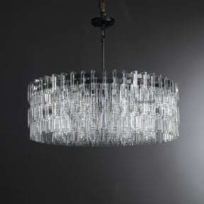Aria Malachi Round Glass Chandelier