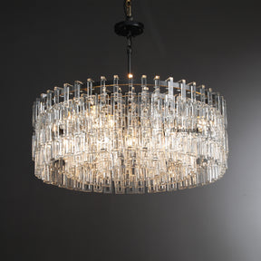 Aria Malachi Round Glass Chandelier