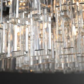 Aria Malachi Round Glass Chandelier