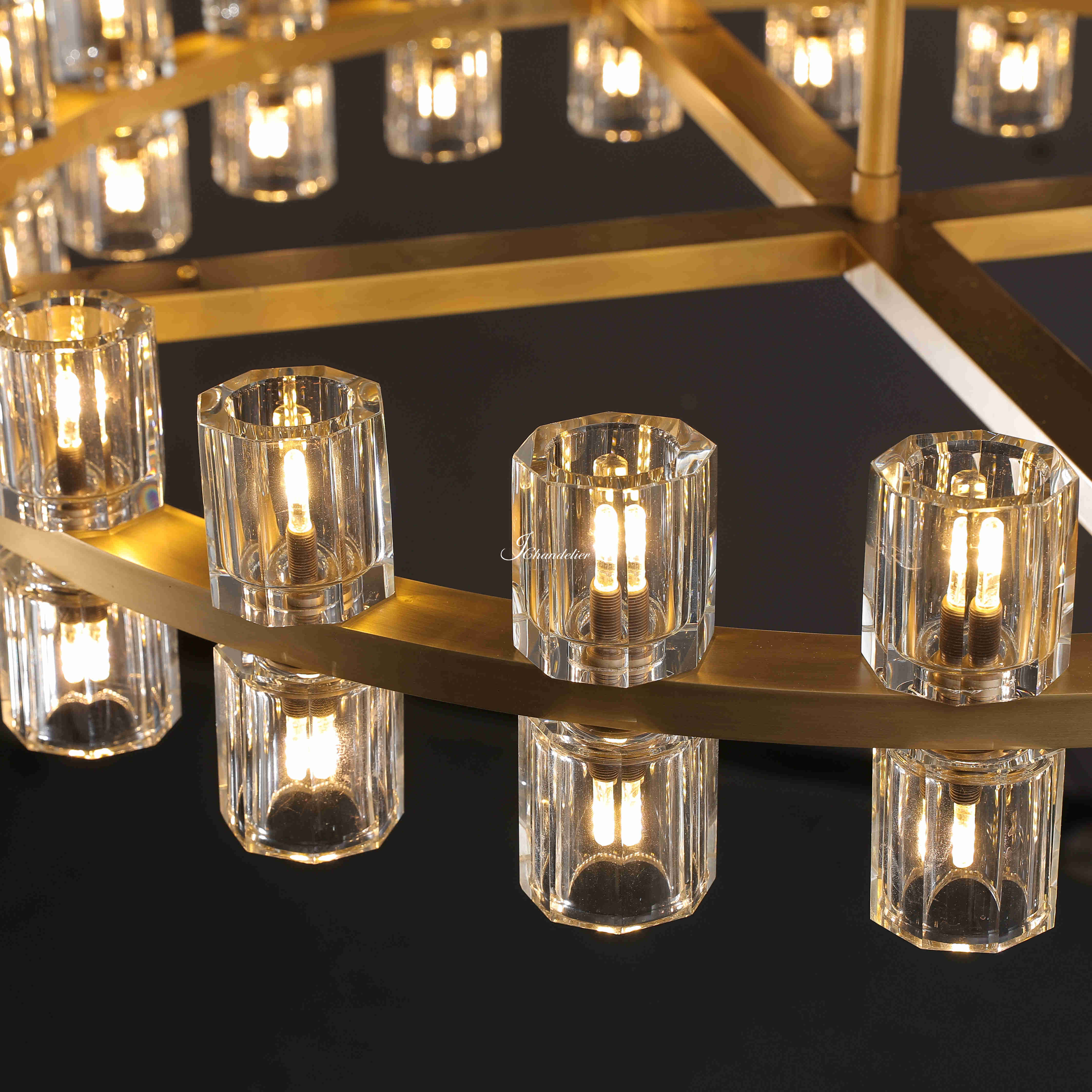 Arcachen Crystal Round Chandelier 36", 48"