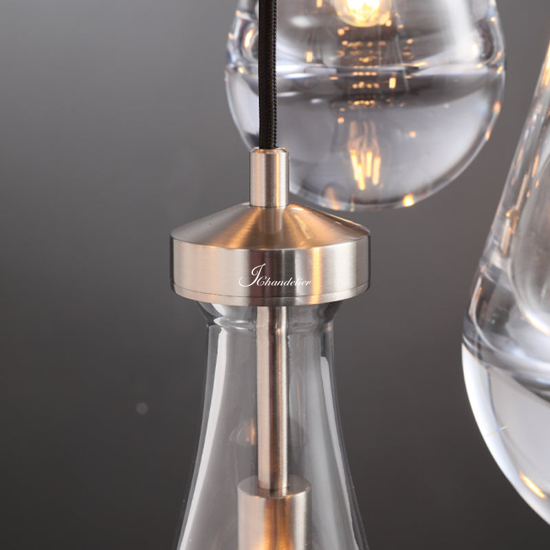 Raindrop Round Chandelier 47"
