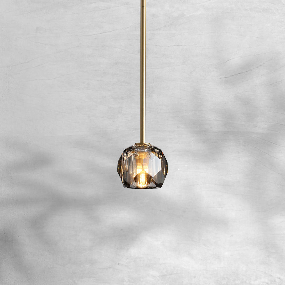 Bille De Crystal Kitchen Island Pendant Light - Arialamps