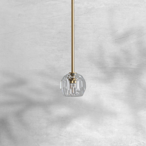 Bille De Crystal Kitchen Island Pendant Light - Arialamps