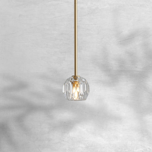 Bille De Crystal Kitchen Island Pendant Light - Arialamps