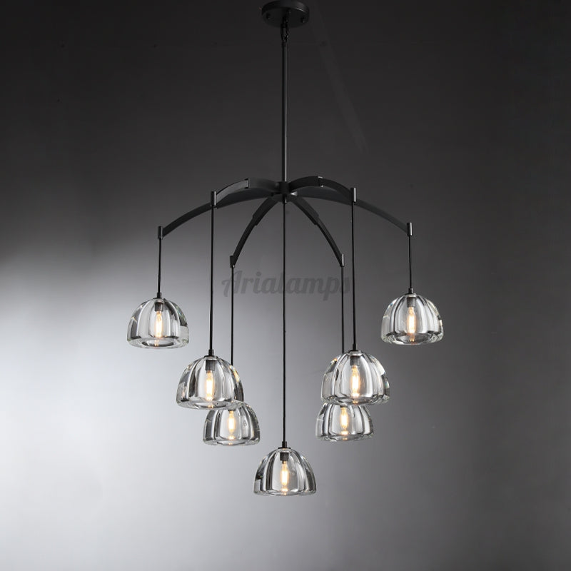 Himer Modern Crystal Round Chandelier