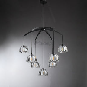Himer Modern Crystal Round Chandelier