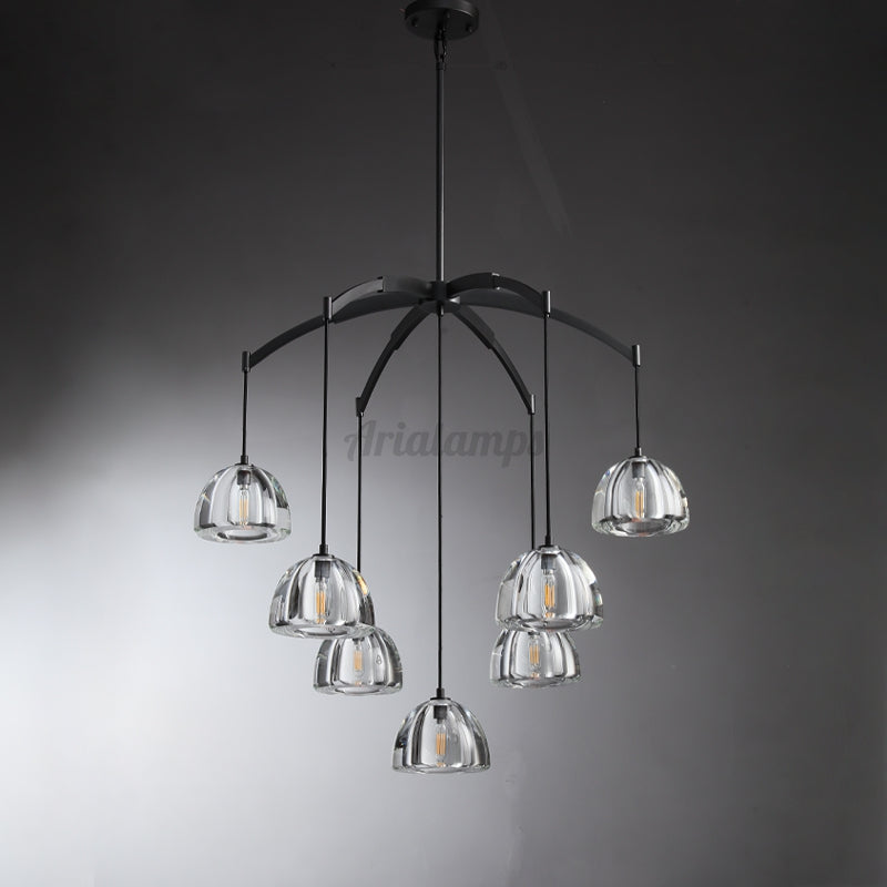 Himer Modern Crystal Round Chandelier
