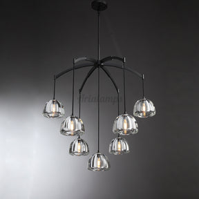 Himer Modern Crystal Round Chandelier