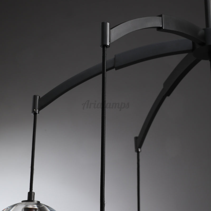 Himer Modern Crystal Round Chandelier
