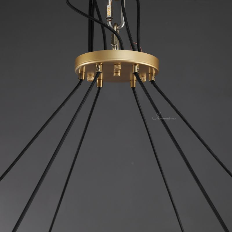 Paricia Glass Round Chandelier 36"48"60"
