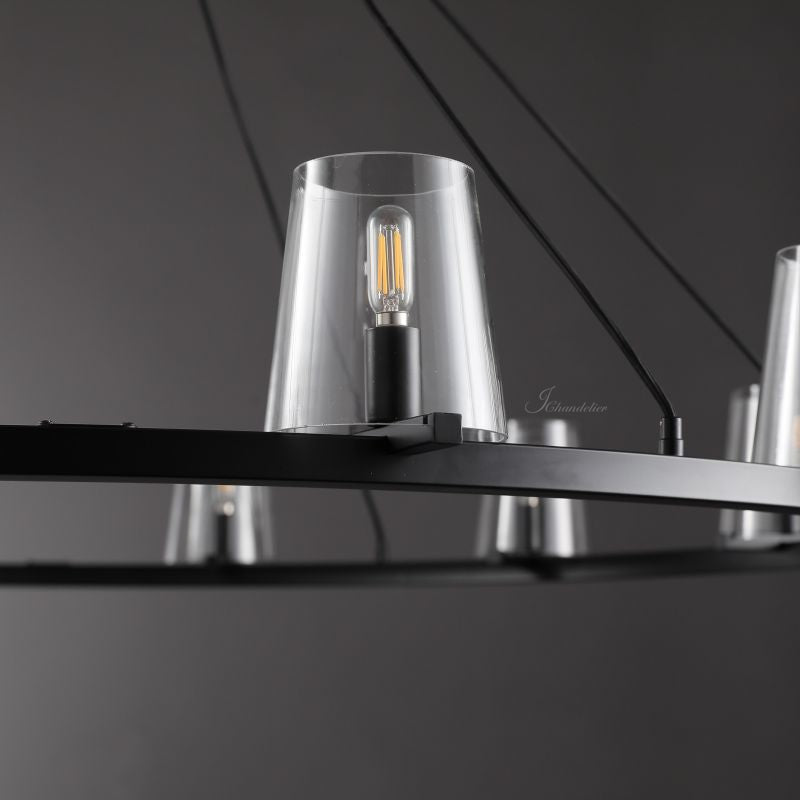 Paricia Glass Round Chandelier 36"48"60"