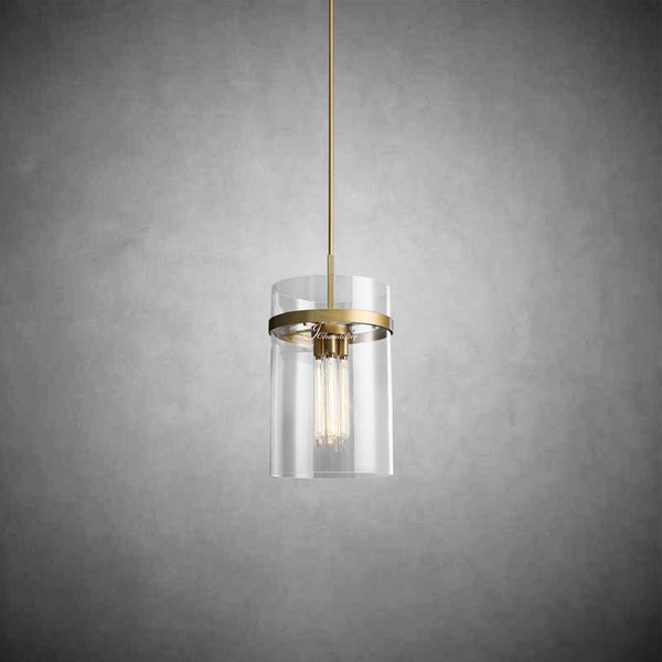 Lavelle Modern Blown Glass Pendant Light 8", 10", 12" - Arialamps