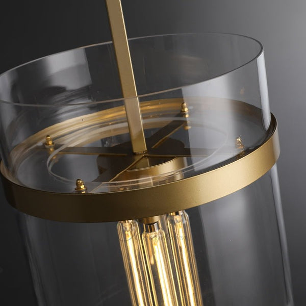 Lavelle Modern Blown Glass Pendant Light 8", 10", 12" - Arialamps