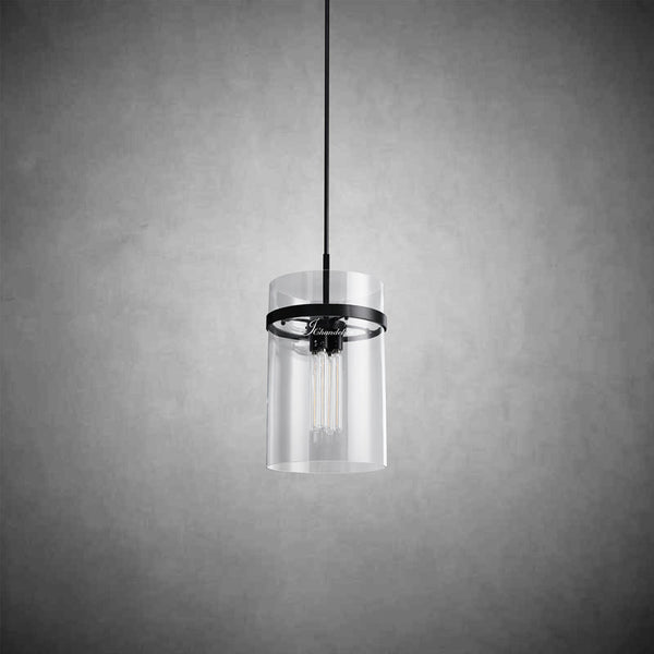 Lavelle Modern Blown Glass Pendant Light 8", 10", 12" - Arialamps
