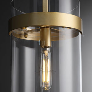 Lavelle Modern Blown Glass Pendant Light 8", 10", 12" - Arialamps