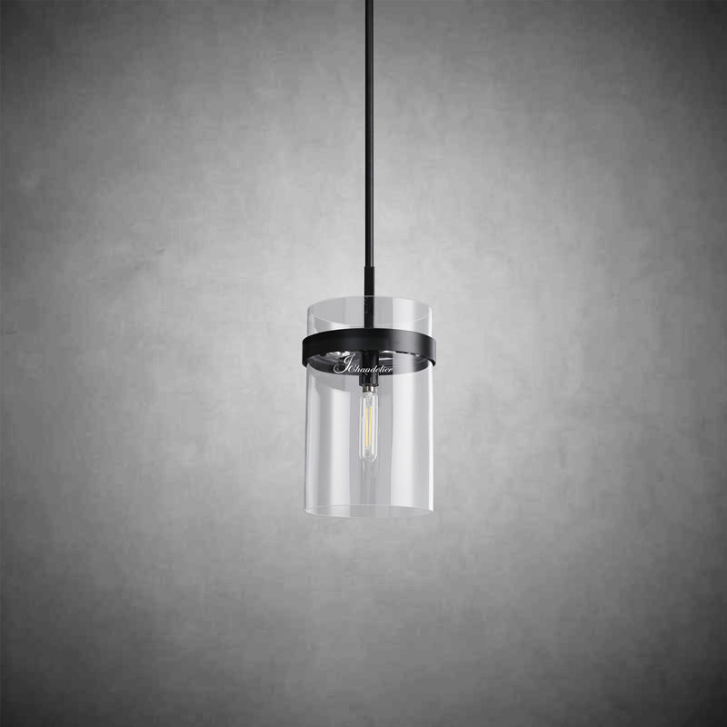 Lavelle Modern Blown Glass Pendant Light 8", 10", 12"