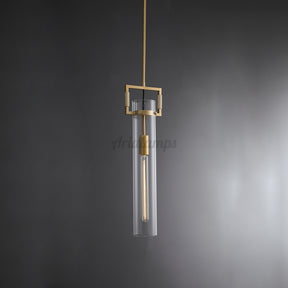 Funda Glass Cylindrical Pendant Light