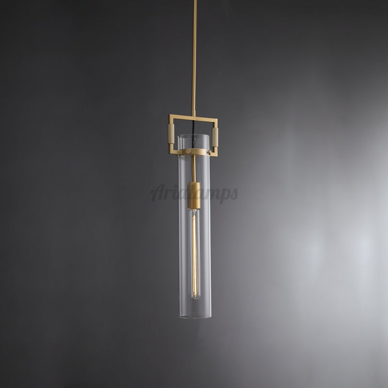 Funda Glass Cylindrical Pendant Light