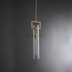 Funda Glass Cylindrical Pendant Light