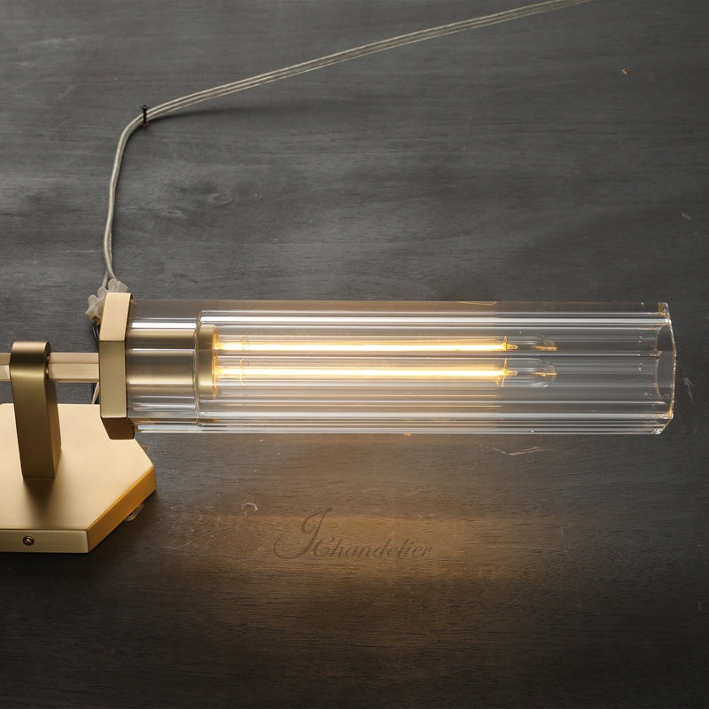 Lameth Hexagonal Linear Wall Sconce 20"31"