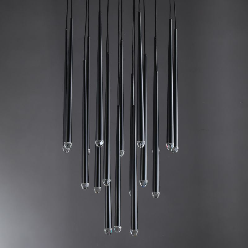 Aquitain Modern Round Chandelier 30"