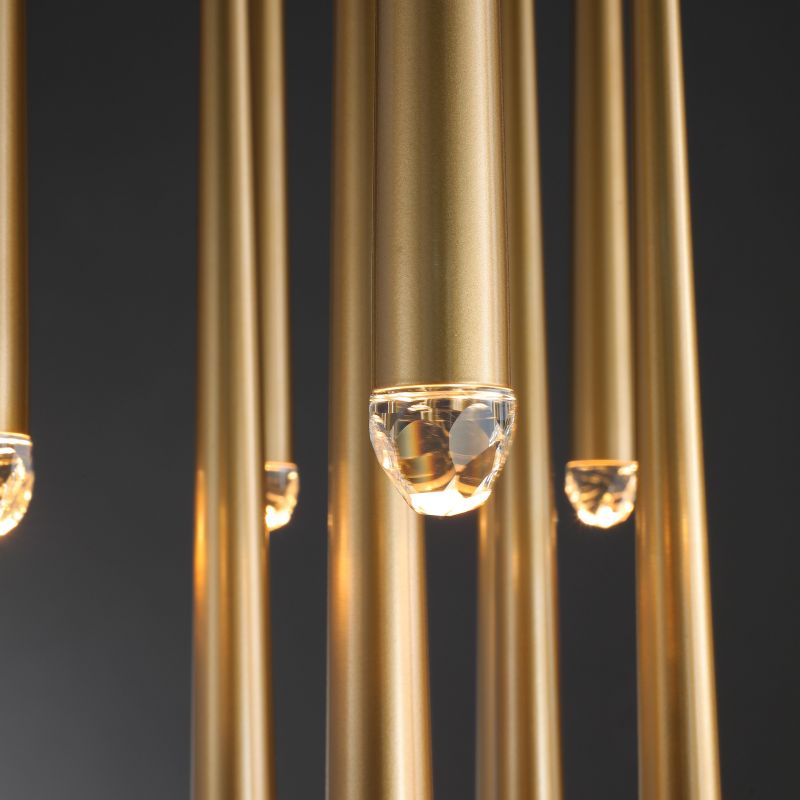 Aquitain Modern Round Chandelier 30"