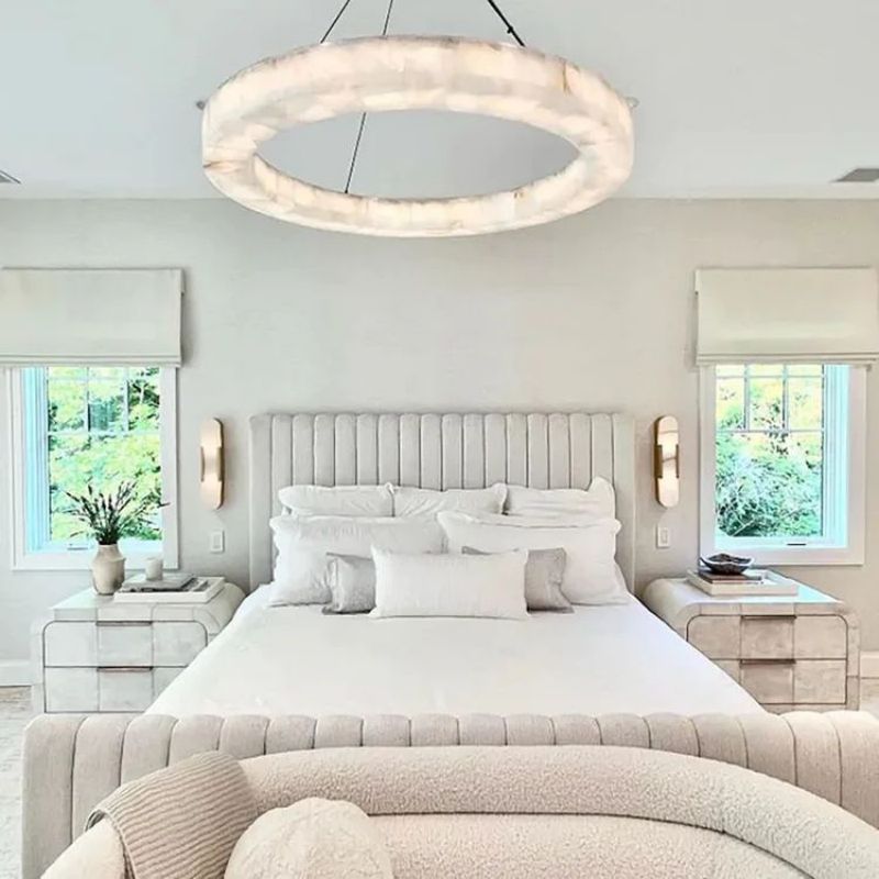 Karen Calcite Ring Chandelier 30″39″