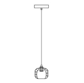 Kristal Series Glass Wall Sconce/Pendant